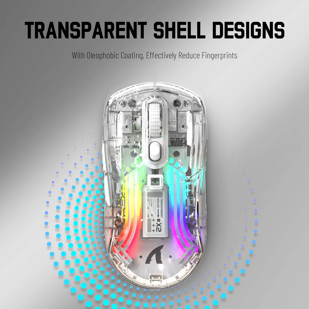 ATTACK SHARK X2 Wireless Gaming Mouse - White
