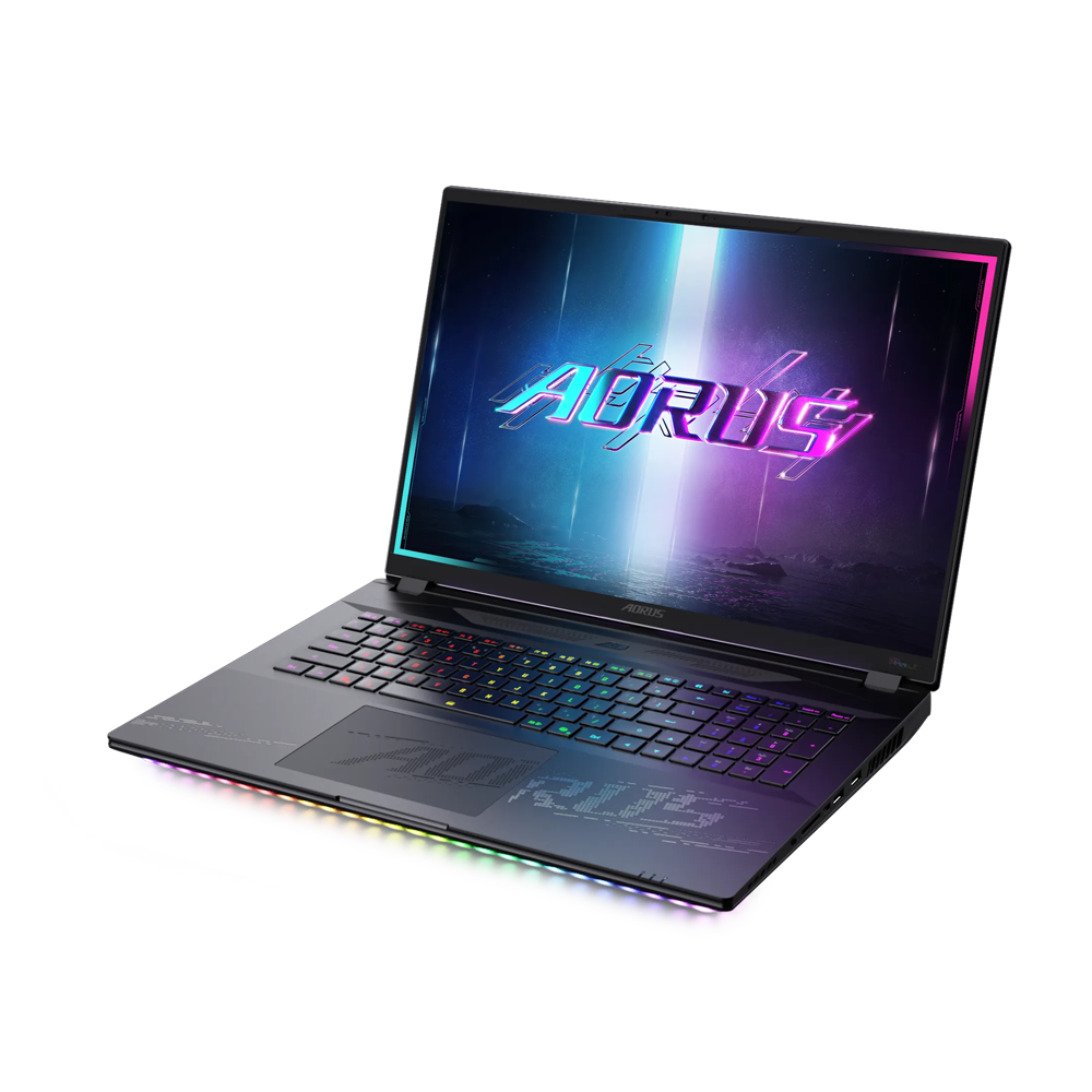 GIGABYTE AORUS MASTER 18 AM8H Gaming Laptop Black (18 Inch Ultra 9 275HX, 32GBx2 DDR5, M.2(PCIe)1TBx2 SSD,QHD+, RTX 5090 24GB GDDR7, WiFi, Win 11 Pro, AR(RGB) KB)