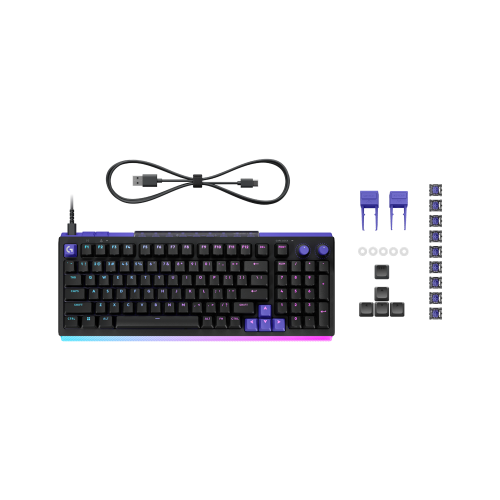 LOGITECH G512 X 98% Wired Gaming Keyboard - Black