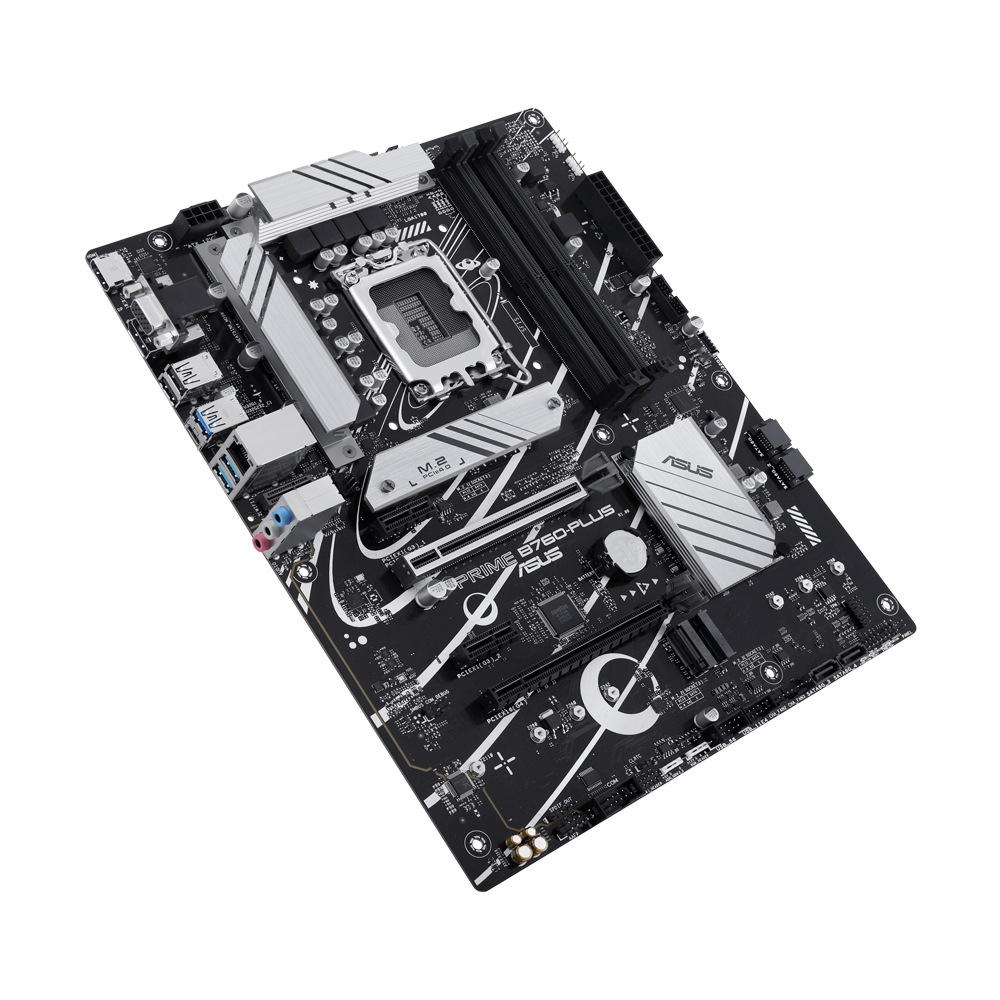 ASUS PRIME B760-PLUS DDR5 ATX Motherboard - Black