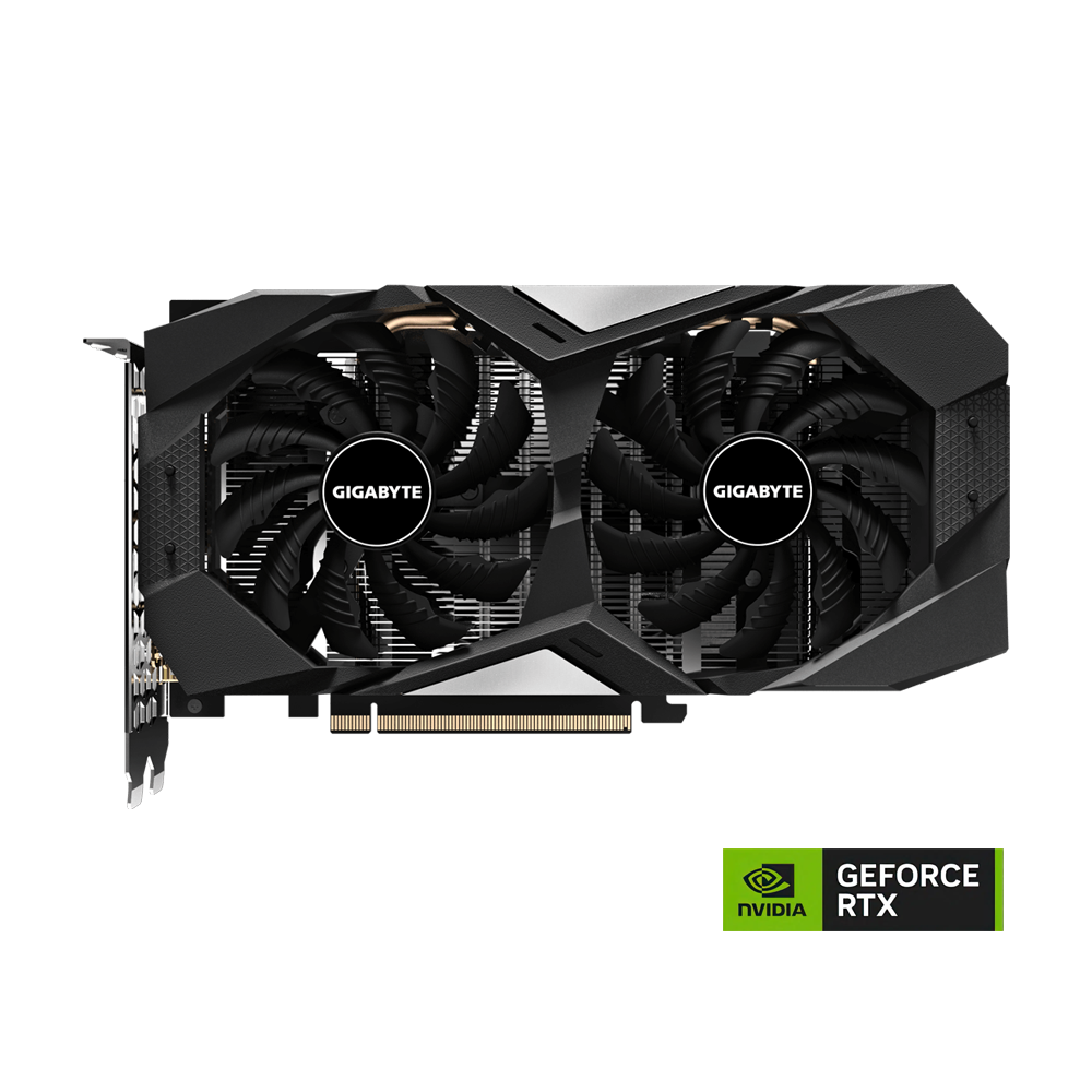 GIGABYTE NVIDIA GEFORCE RTX 2060 6GB GDDR6 Rev 2.0 Graphics Card - Black