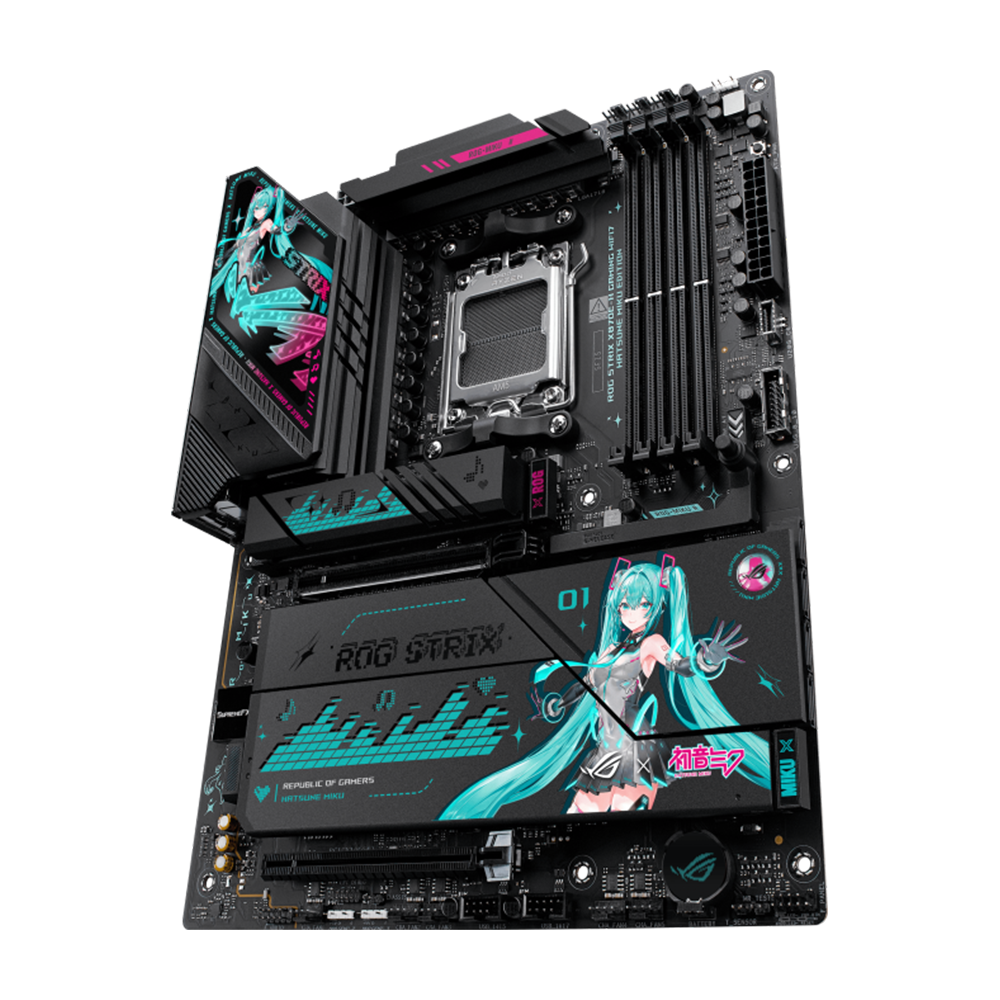 ASUS ROG STRIX X870E-H GAMING WIFI7 HATSUNE Miku Edition DDR5 Motherboard