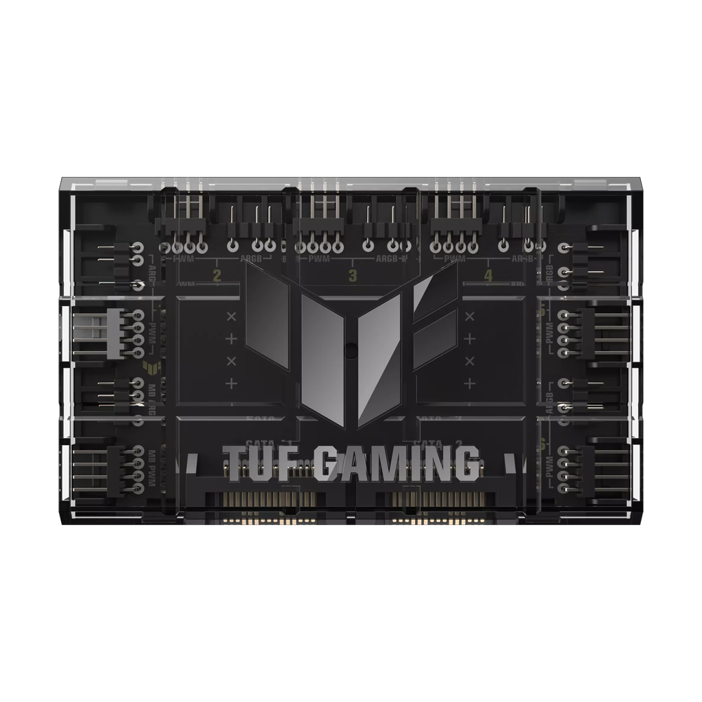 ASUS TUF Gaming ARGB PWM Fan Hub - Black