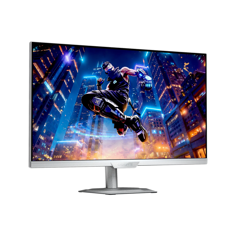 GIGABYTE M27UP 27 Inch 4K 160Hz/ FHD 320Hz HDMI 2.1 1ms Gaming Monitor - White (Dual Mode)