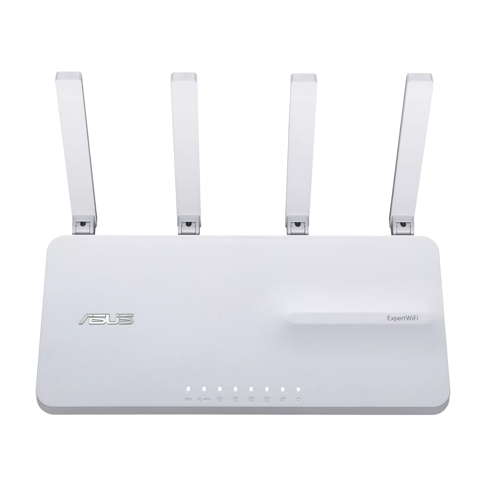 ASUS EXPERT WIFI EBR63 AX3000 Dual-Band WiFi 6 (802.11ax) AIO Access Point With Router - White