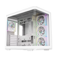 Cooler Master Elite 600 With Pre-installed 4 Fans ATX Case - White
