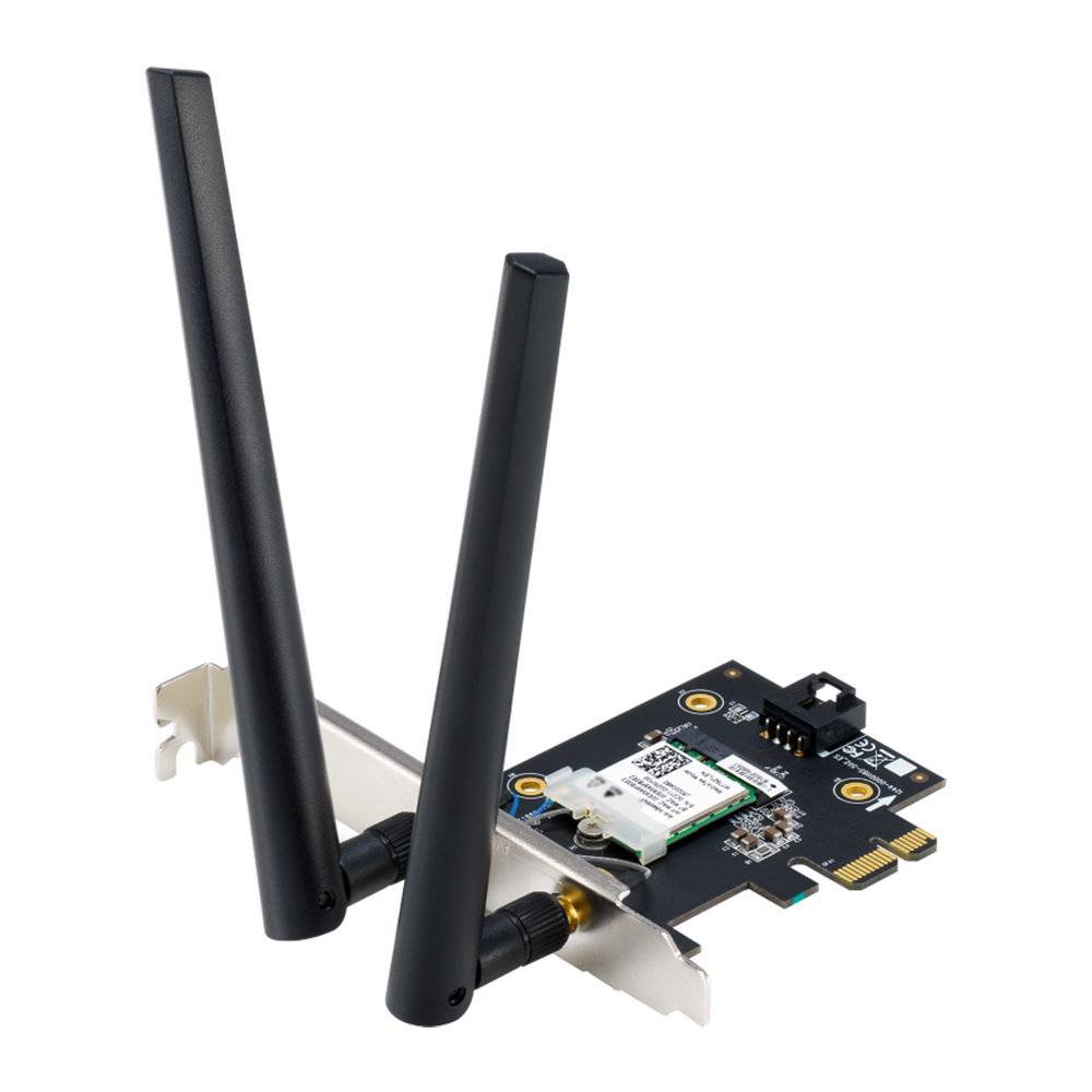 ASUS PCE-BE6500 WiFi 7 PCI-E Adapter With 2 External Antennas