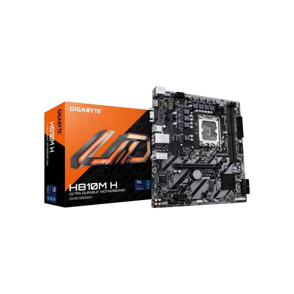 GIGABYTE H810M H DDR5 Motherboard - Black
