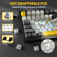 ATTACK SHARK X820 ULTRA Mechanical Wireless Gaming Keyboard - Starlight Black