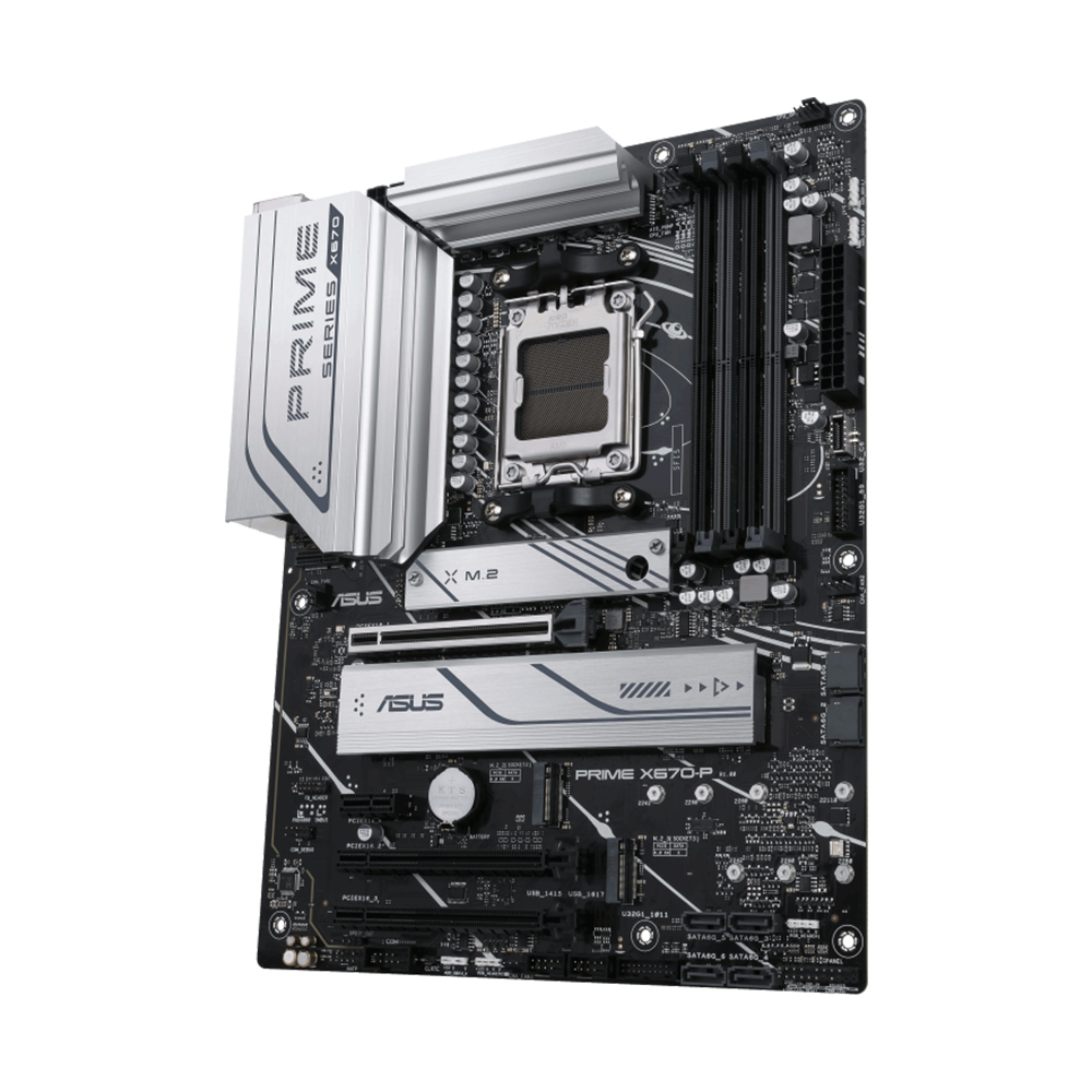ASUS PRIME X670-P DDR5 AM5 ATX Motherboard - Black