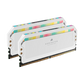 CORSAIR DOMINATOR PLATINUM RGB 64GB (2 x 32GB) DDR5 DRAM 5200MHz C40 Memory Kit - White