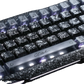 GravaStar Mercury V60 Pro 60% Hall Effect Magnetic Switch Gaming Keyboard Special Edition - Cyber Frost -Black