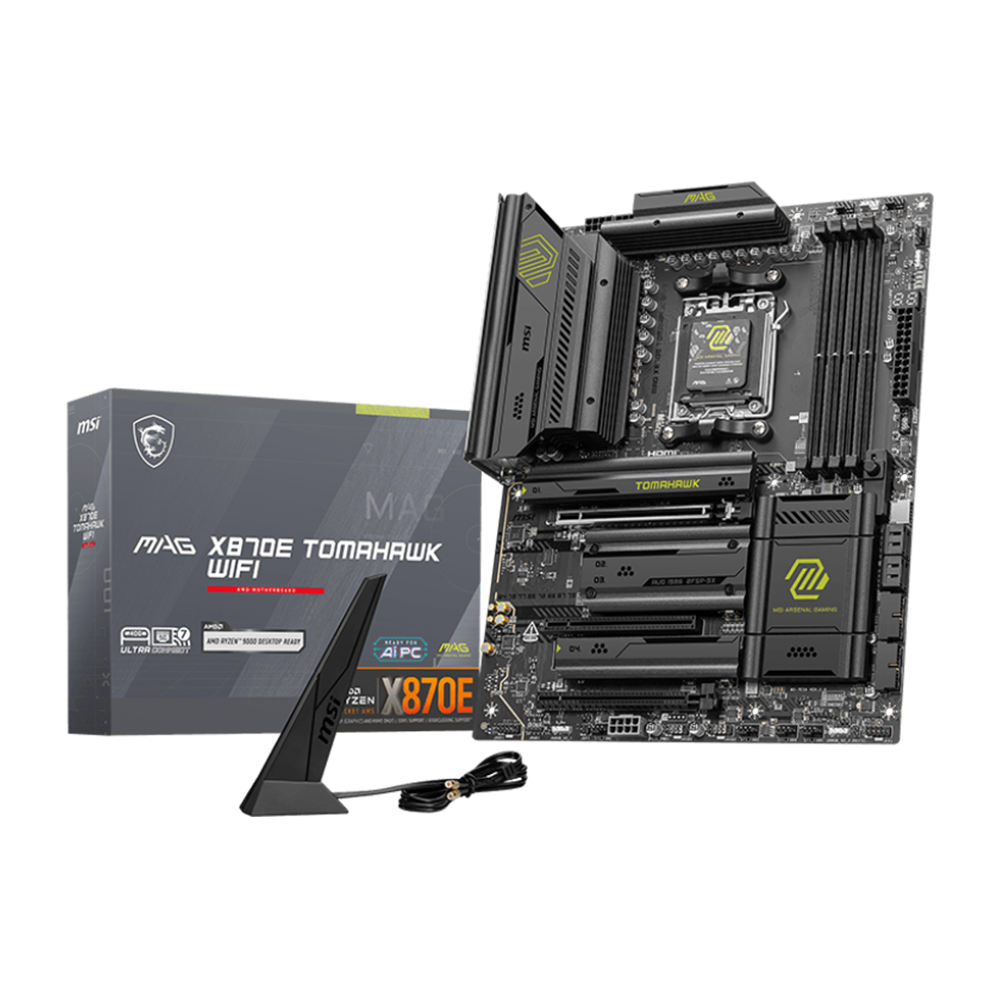 MSI MAG X870E TOMAHAWK WIFI DDR5 Motherboard - Black