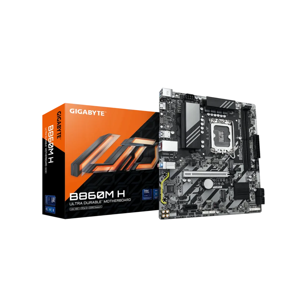 GIGABYTE B860M H DDR5 Motherboard - Black