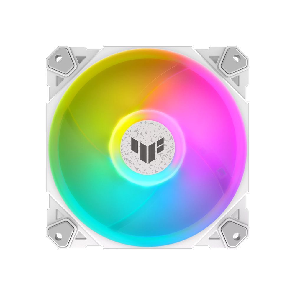 ASUS TUF Gaming TF120 ARGB Triple Case Fan With ARGB Controller - White