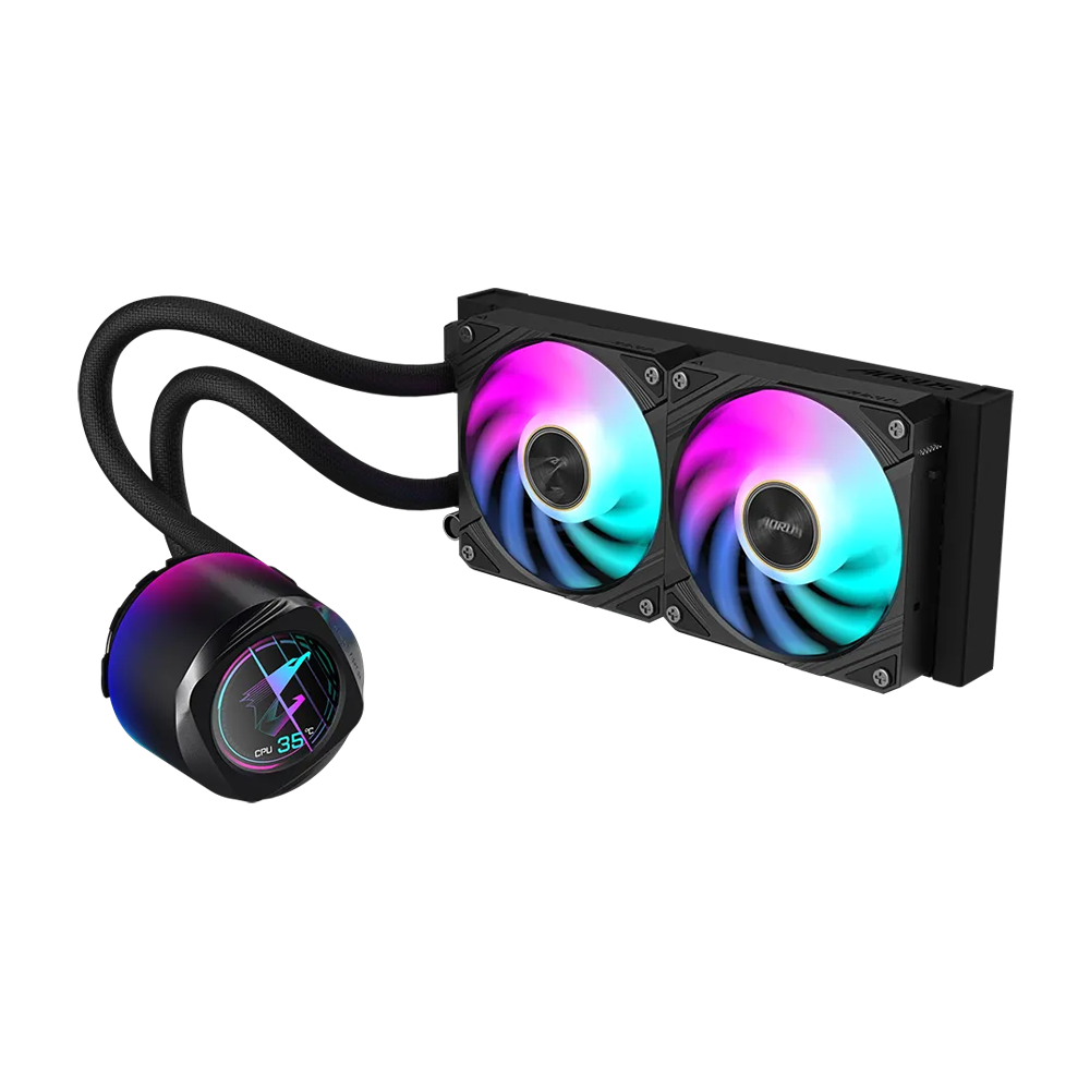 GIGABYTE AORUS WATERFORCE X II 240 Liquid Cooler - Black