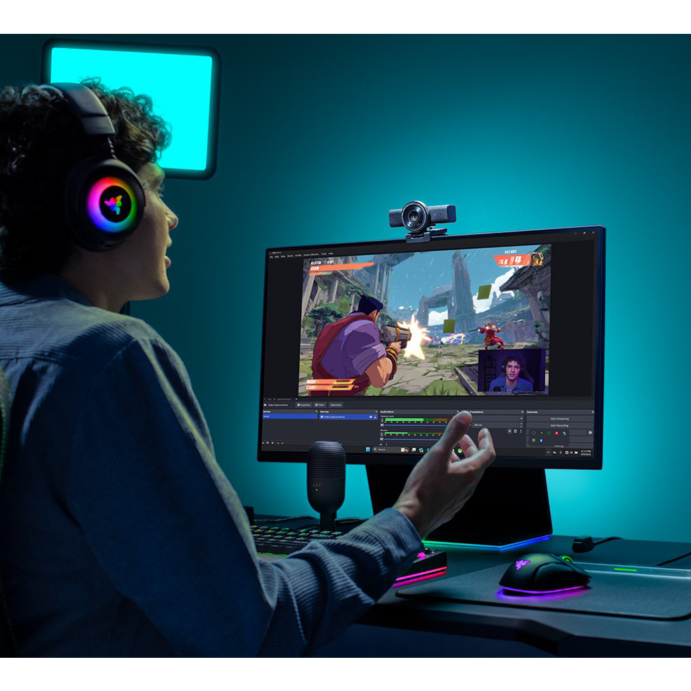 Razer Kiyo V2 X Streaming Webcam - Black