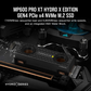 CORSAIR MP600 PRO XT Hydro X Edition Gen4 M.2 NVMe SSD -(R-7100MB/s,W-6800MB/s) 4TB