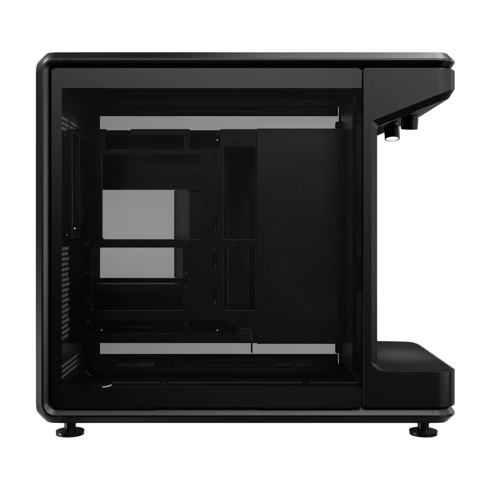 Cooler Master MasterFrame 360 Stage With 15.6 Inch LCD Screen ATX Case - Black