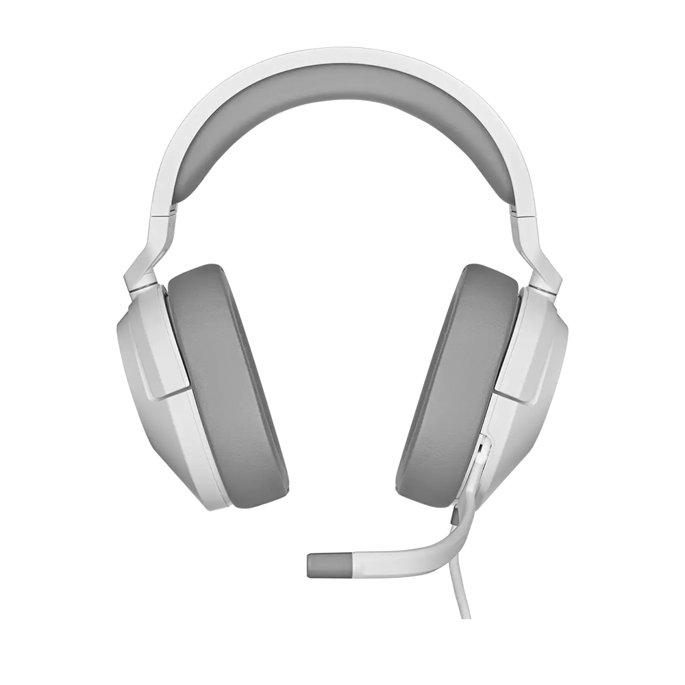Corsair HS55 STEREO Wired Gaming Headset - White