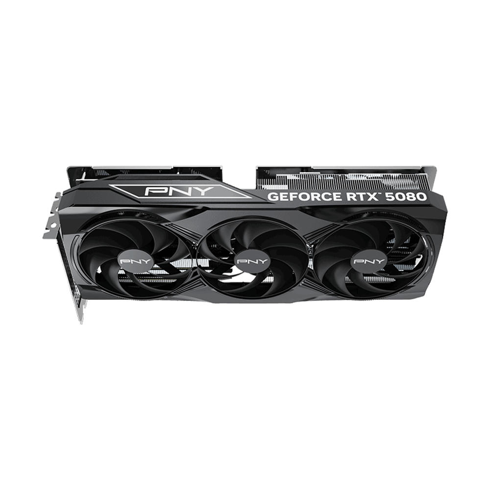 PNY Nvidia GeForce RTX 5080 OC 16GB Graphics Card - Black