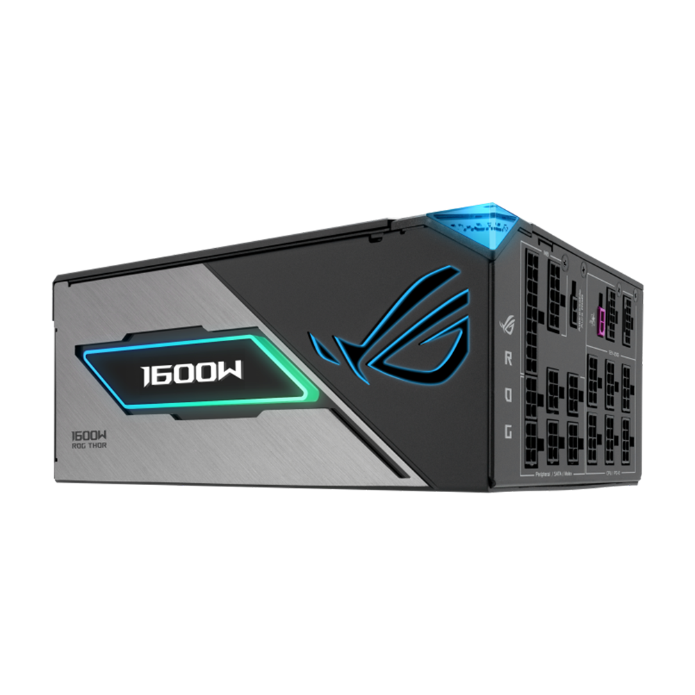 ASUS ROG THOR 1600W Titanium III 80 Plus ATX 3.1 PCIe GEN 5 Power Supply - Black