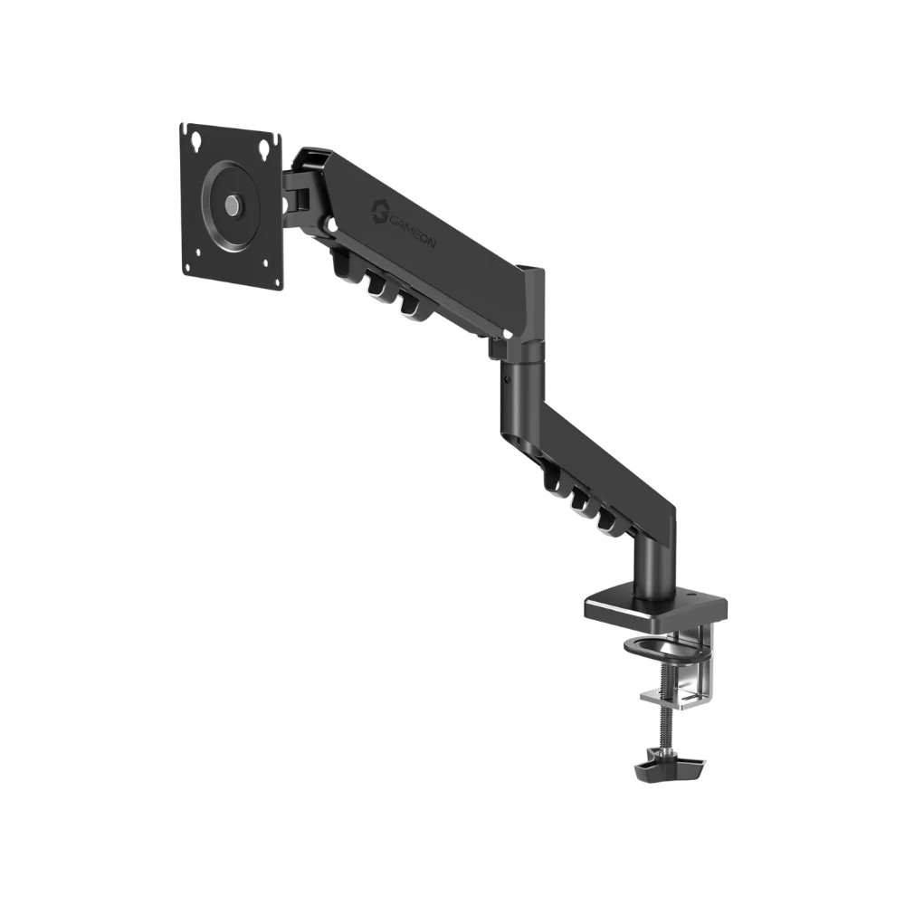 GAMEON GO-5500 Gas Mechanical Spring Single Monitor Arm - Black