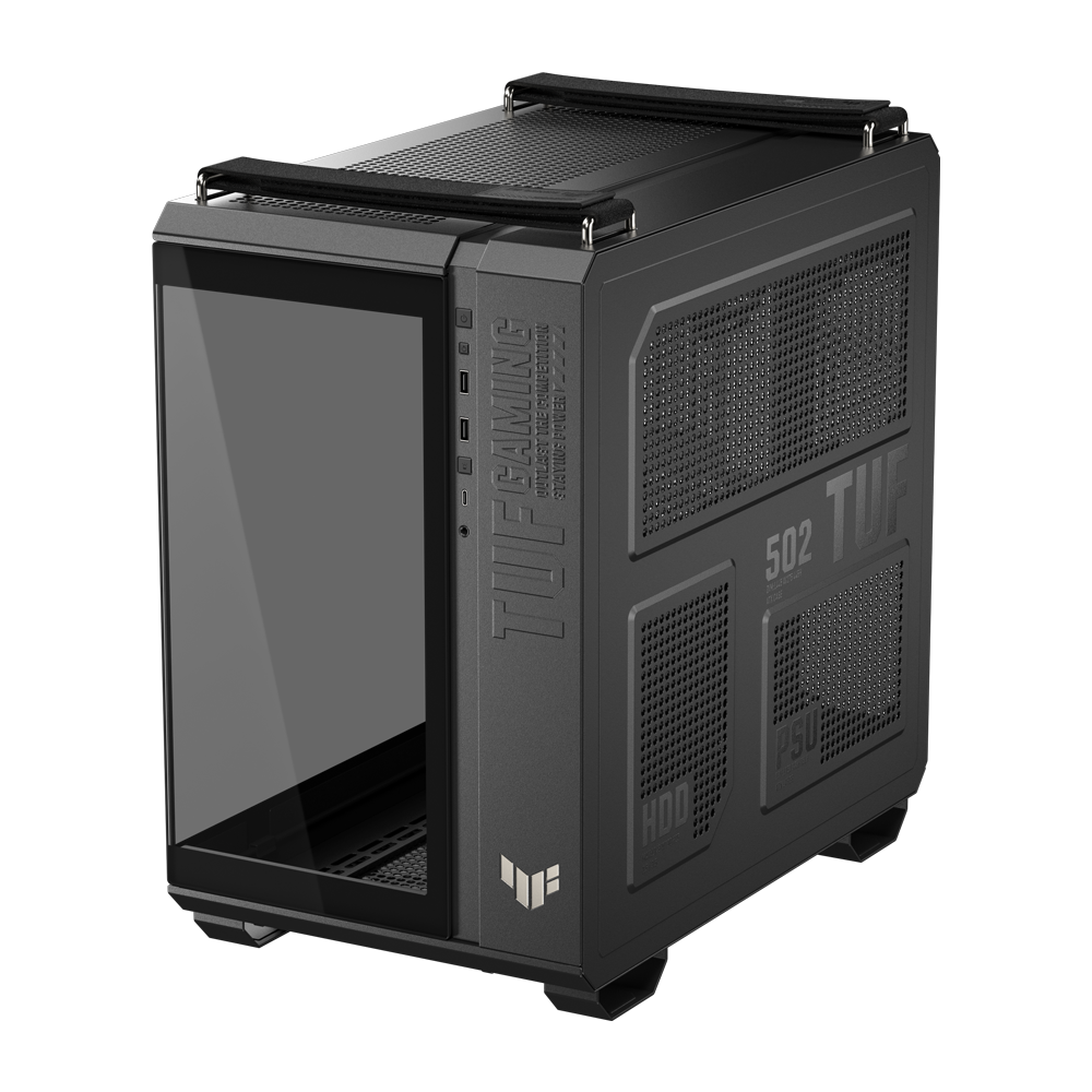 ASUS TUF Gaming GT502 Horizon Panoramic ATX Case - Black