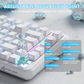 ATTACK SHARK X82PRO HE Magnetic Switch Wireless Gaming Keyboard - White