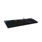 LOGITECH G815 Lightsync RGB Wired Low-Profile GL Tactile Mechanical Keyboard - Black