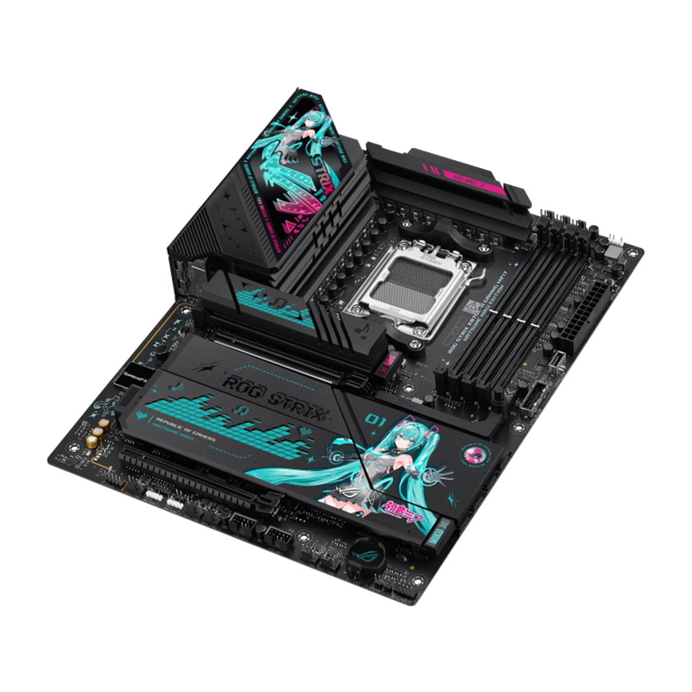 ASUS ROG STRIX X870E-H GAMING WIFI7 HATSUNE Miku Edition DDR5 Motherboard