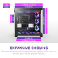 NZXT H9 Flow RGB+ (2025) Dual-Chamber Mid Tower Case With RGB Fans & Control Hub - All Black