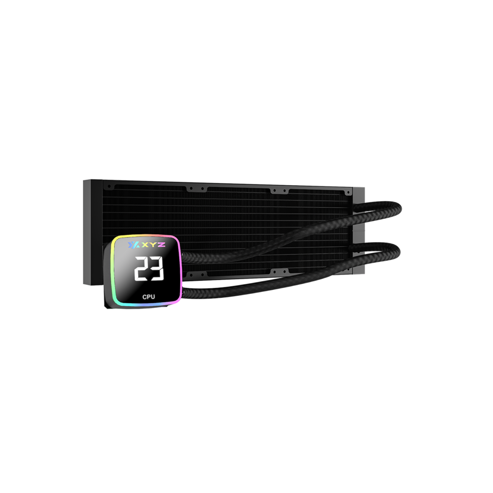 XYZ AQUAPULSE AIO 360 Liquid Cooler - Black
