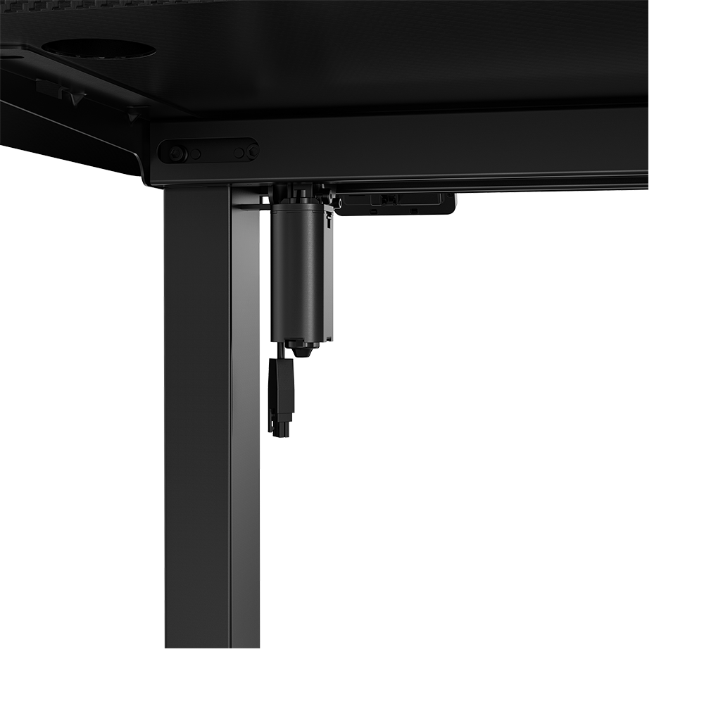 XYZ Core Gaming Desk - Black (ELECTRIC HEIGHT ADJUSTABLE)