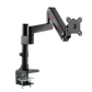 GAMEON Pole Mounted Aluminum Heavy Duty Spring Assisted Single Monitor Arm