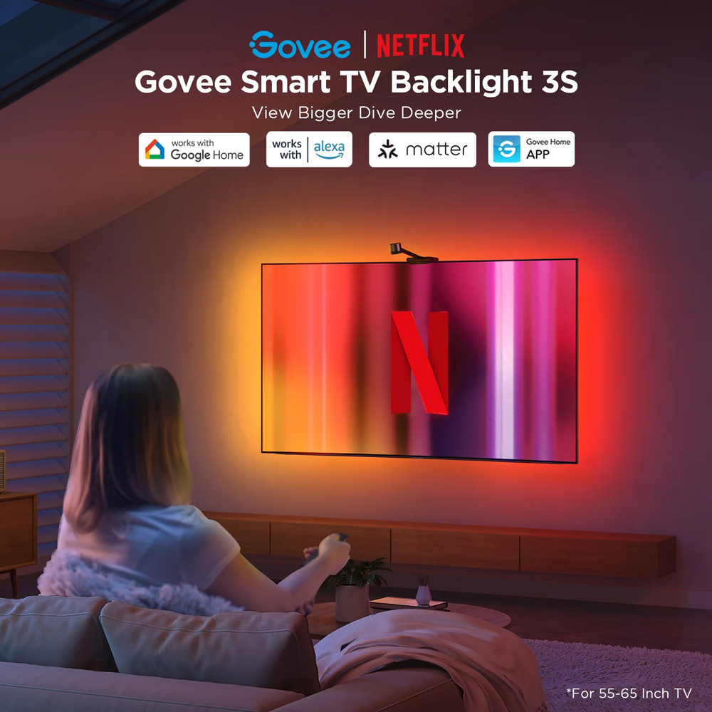 Govee Envisual 55''-65'' TV Backlight 3s H6098(Netflix Edition)