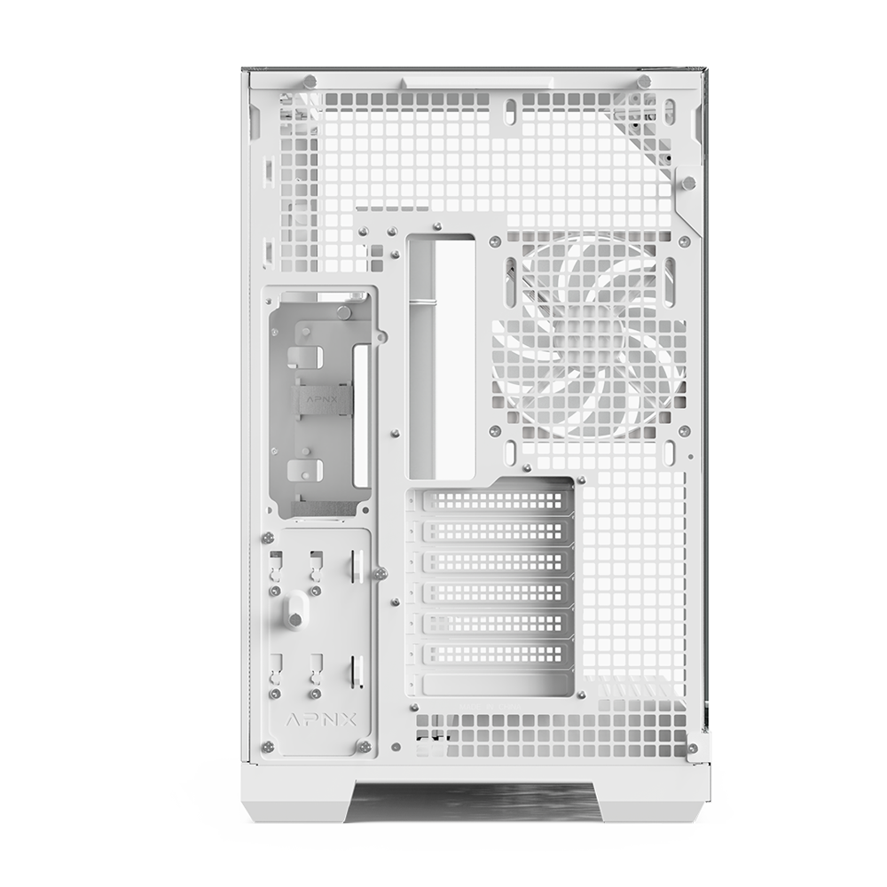 APNX V2 Mid Tower Case - White