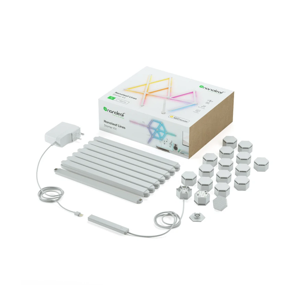 Nanoleaf Lines Starter Kit 15 Pack UK - White