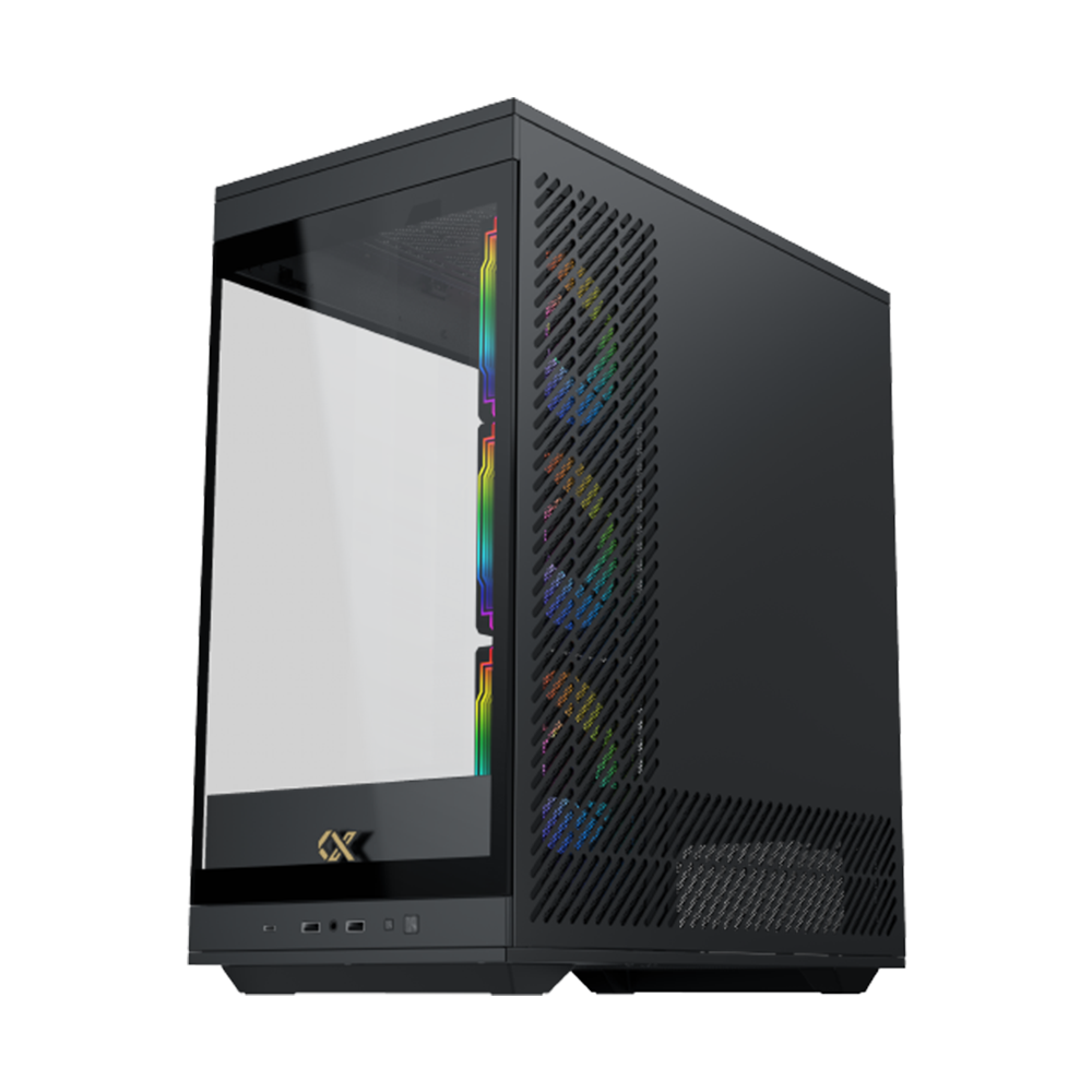 XIGMATEK META ARGB ATX Case - Black