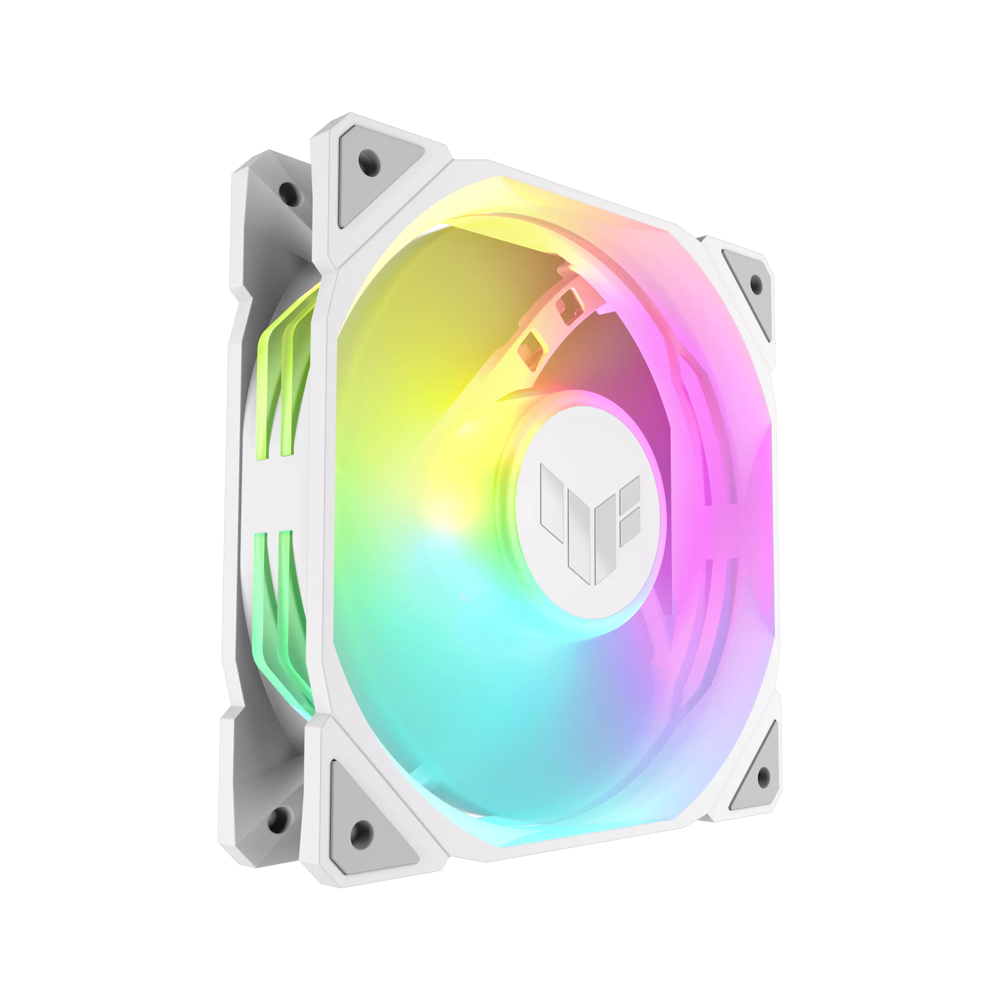 ASUS TUF GAMING TR120 ARGB Reverse Triple Pack Case Fan - White
