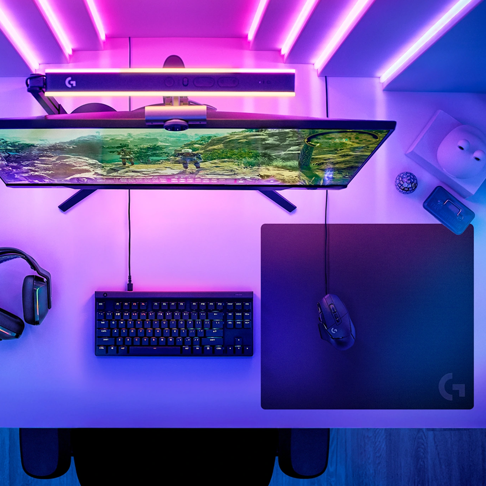 LOGITECH G740 Thick Cloth Large Mouse Pad - Black