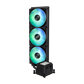 ASUS MAX Gaming 360 ARGB LCD Liquid Cooler - Black