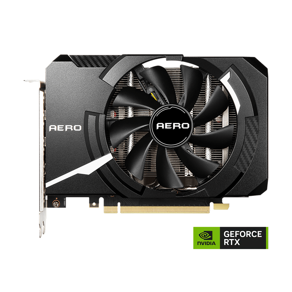 MSI Nvidia GeForce RTX 3060 AERO ITX 12GB OC Graphics Card - Black