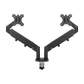 GAMEON Dual Monitor Arm Stand And Mount - Black