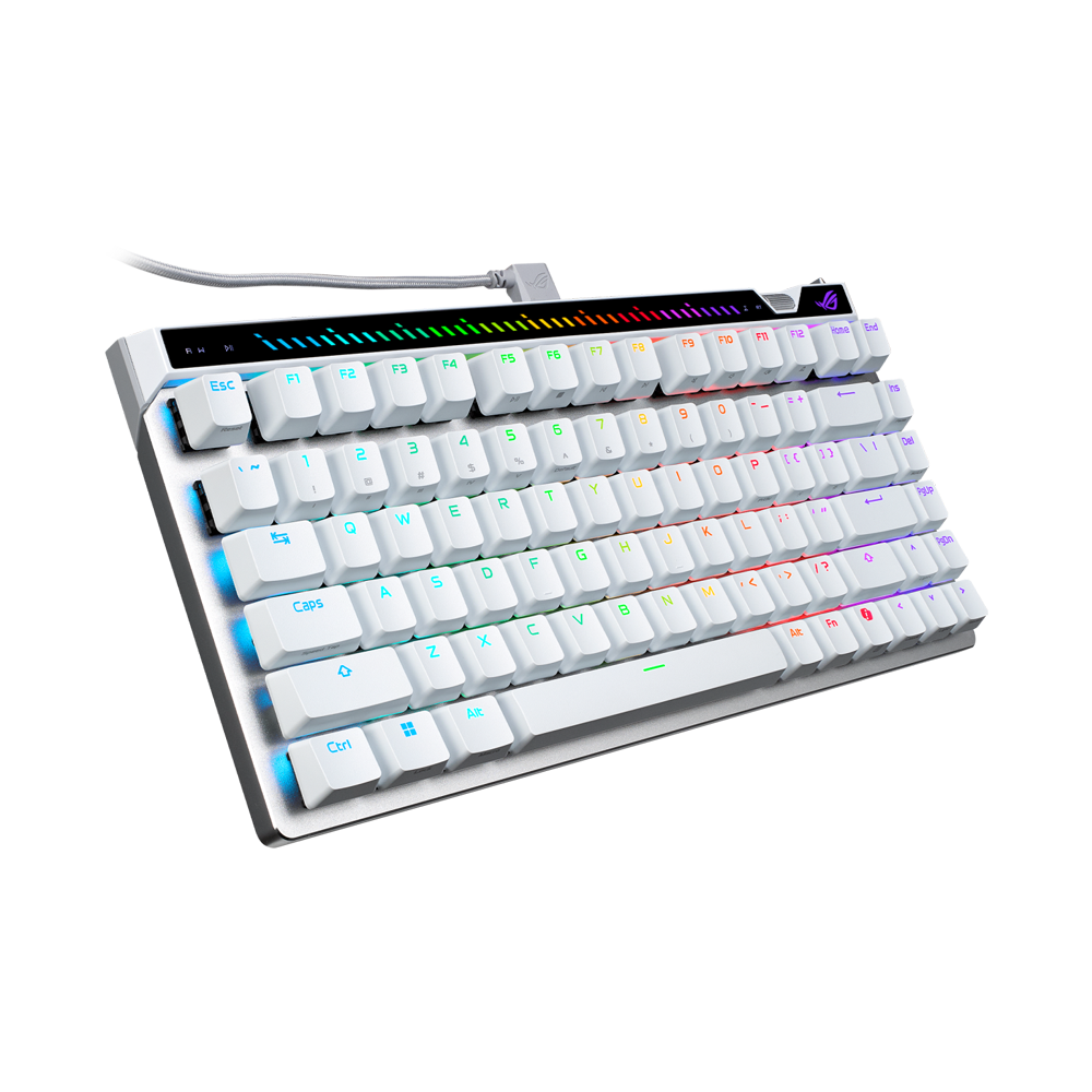 ASUS ROG FALCHION ACE 75 HE Wired Gaming Keyboard - White