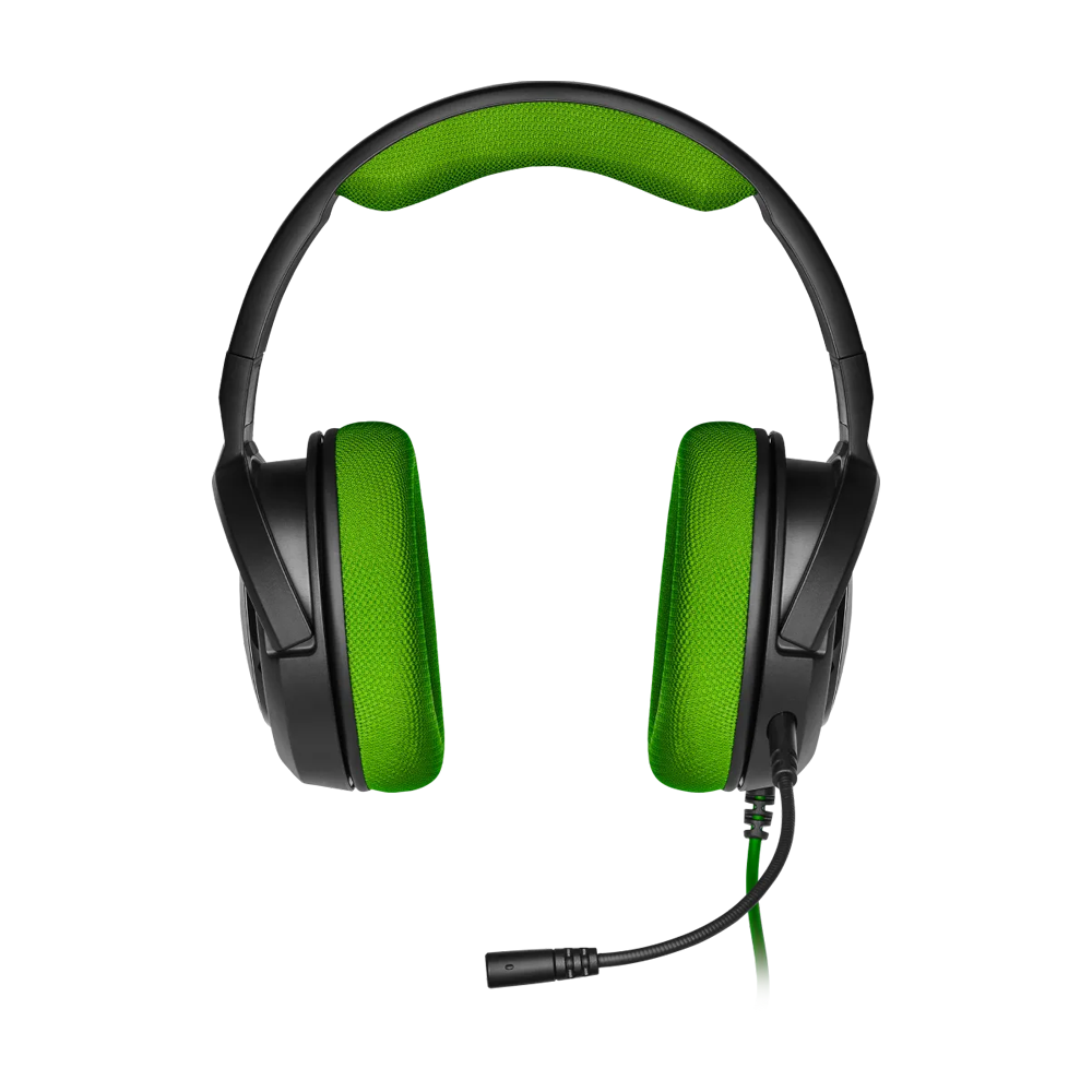 CORSAIR HS35 Stereo Wired Gaming Headset - Green