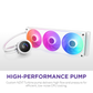 NZXT Kraken 360 RGB V2 360mm AIO Liquid Cooler - White
