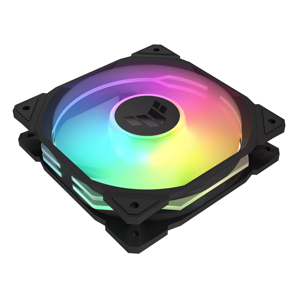 ASUS TUF Gaming TR120 ARGB Reverse Single Pack Fan - Black