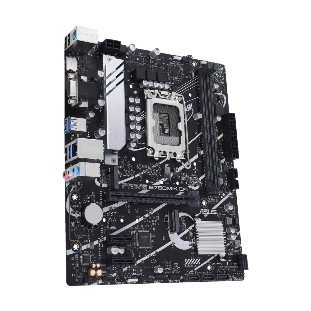 ASUS PRIME B760M-K DDR4 Motherboard - Black