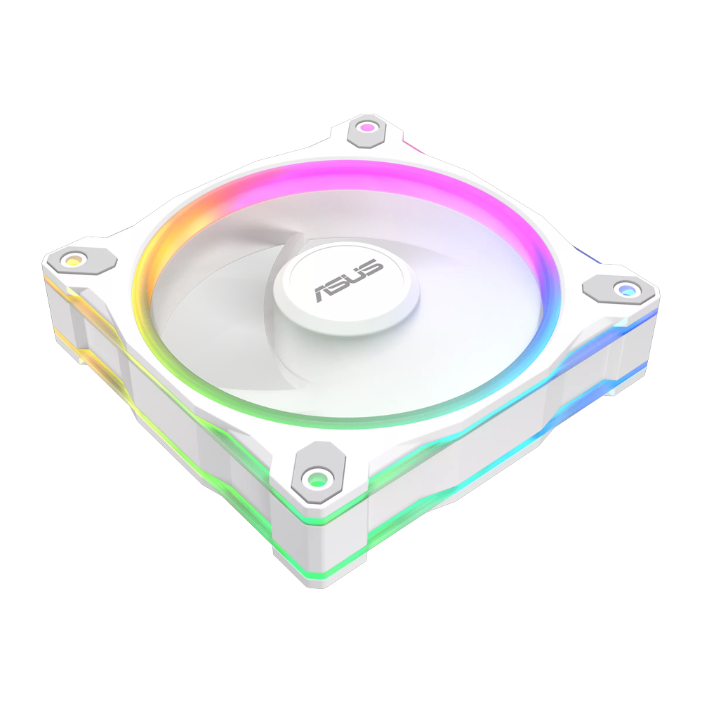 ASUS PRIME MR120 ARGB Single Fan - White